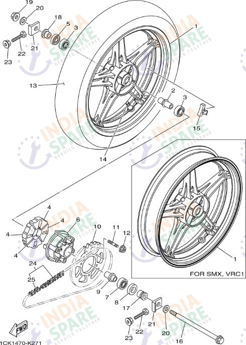 REAR WHEEL